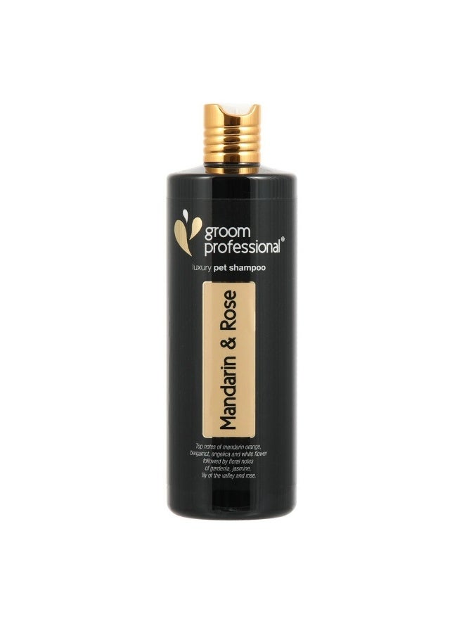 Groom Professional Mandarin & Rose Shampoo 450ml – Luxury Scented Dog Shampoo - Image 1